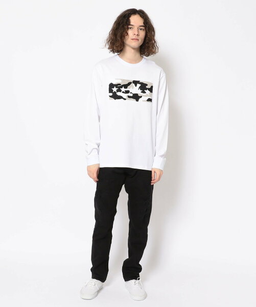 QWERTY (クワーティ)Chenille Embroidery LS TEE